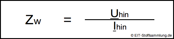 Wellenwiderstand verlustlose Leitung (Zw)