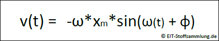 Geschwindigkeit - harmonische Schwingung