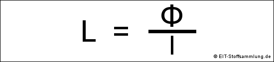 Induktion (L=Φ/I)